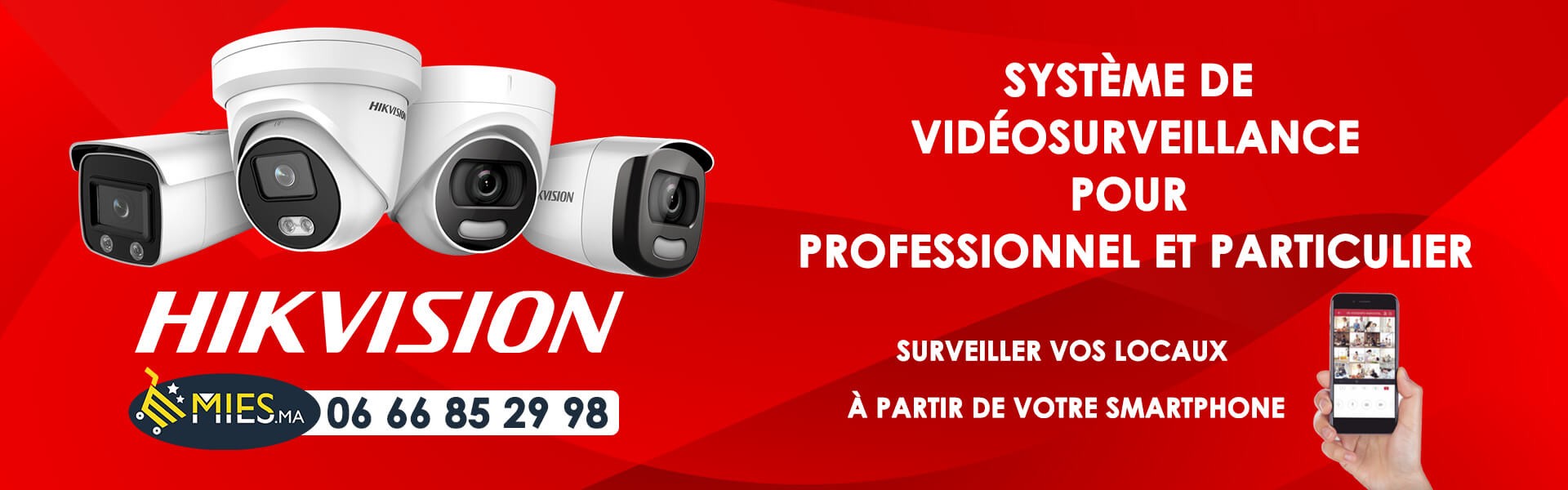 Vidéosurveillance Maroc Camera de surveillance